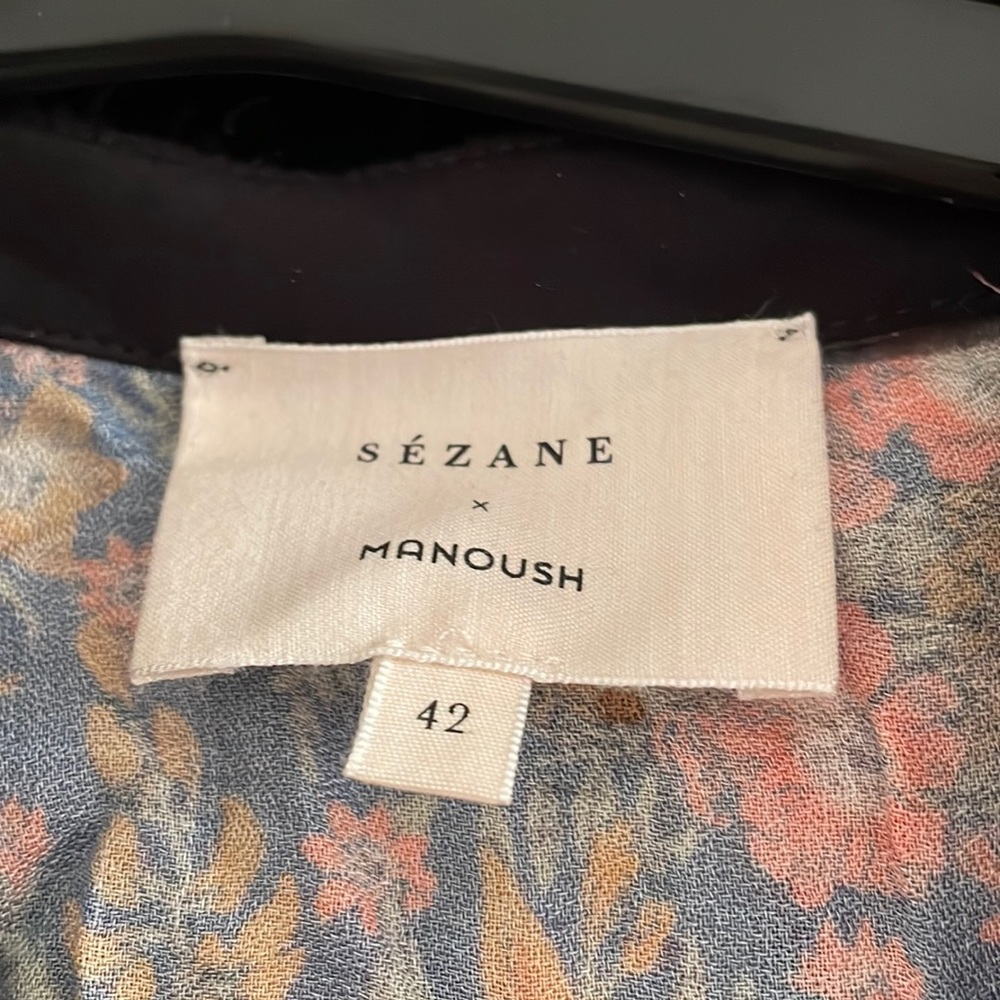 Gently worn Sézane blouse size 10 US/42 FR. From their collaboration w/Manoush